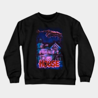 Welcome To The House Of Horrors Classic Horror Movie Tee Crewneck Sweatshirt